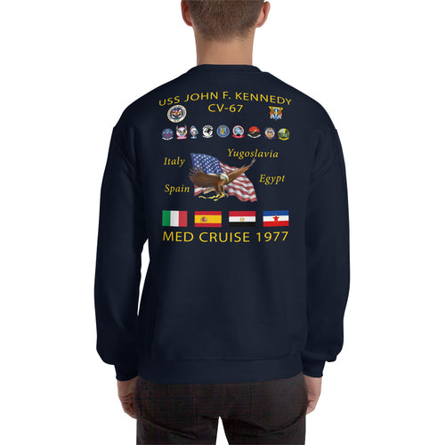 USS John F. Kennedy (CV-67) 1977 Cruise Sweatshirt