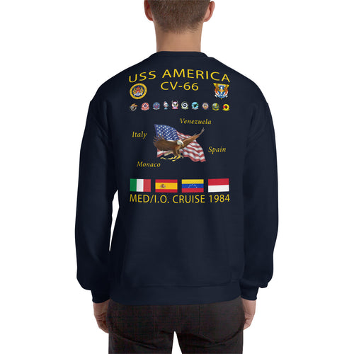 USS America (CV-66) 1984 Cruise Sweatshirt