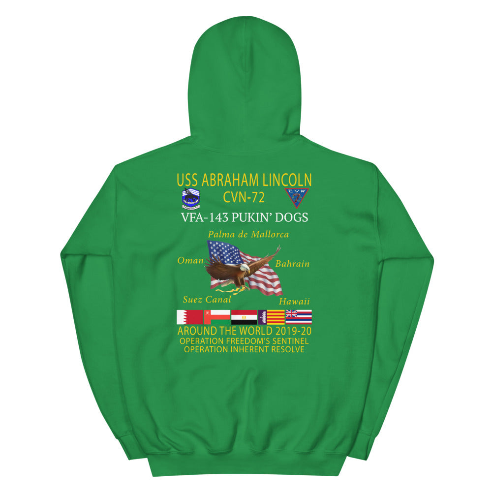VFA-143 Pukin' Dogs 2019-20 Cruise Shirt Hoodie