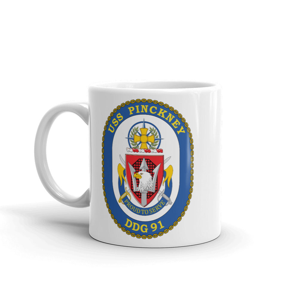 USS Pinckney (DDG-91) Ship's Crest Mug
