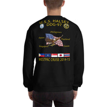 Load image into Gallery viewer, USS Halsey (DDG-97) 2014-15 Cruise Sweatshirt