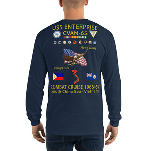 USS Enterprise (CVAN-65) 1966-67 Long Sleeve Cruise Shirt