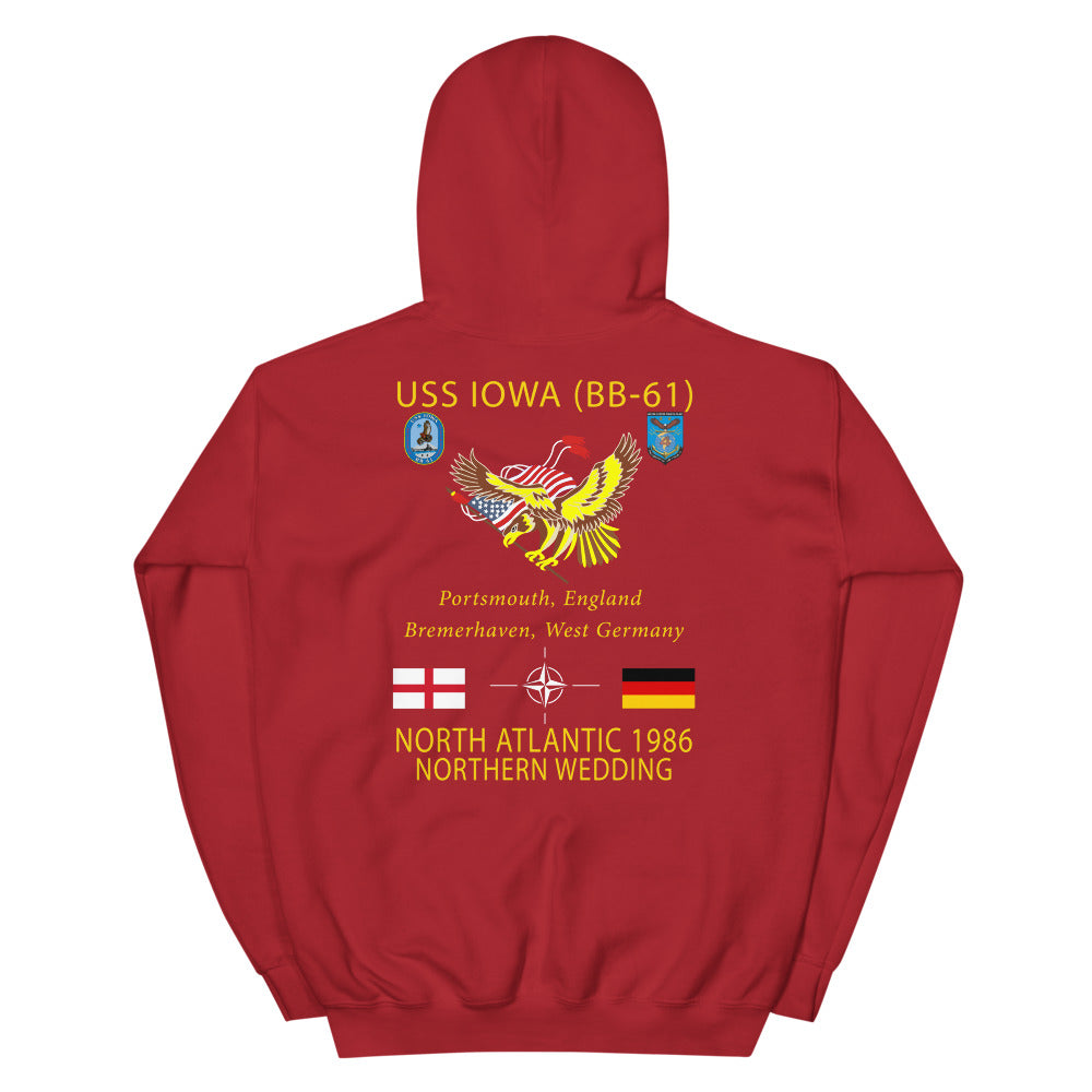 USS Iowa (BB-61) 1986 Cruise Hoodie