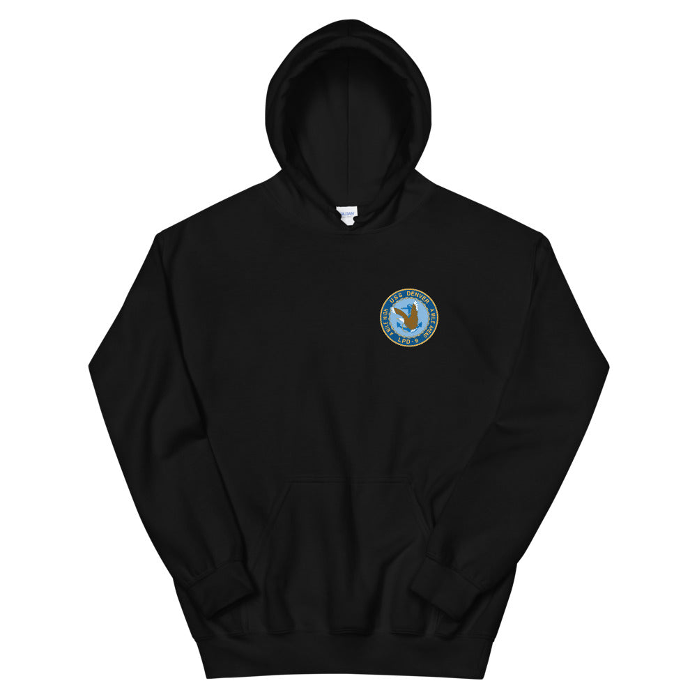 USS Denver (LPD-9) Ship's Crest Hoodie