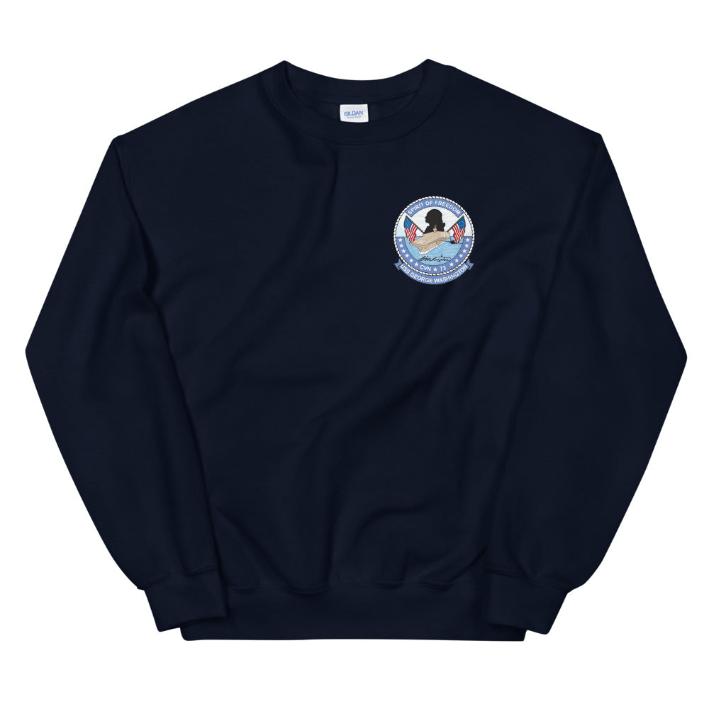 USS George Washington (CVN-73) Persian Gulf Yacht Club Sweatshirt
