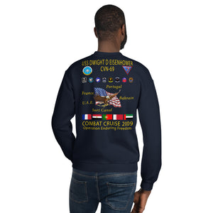 USS Dwight D. Eisenhower (CVN-69) 2009 Cruise Sweatshirt