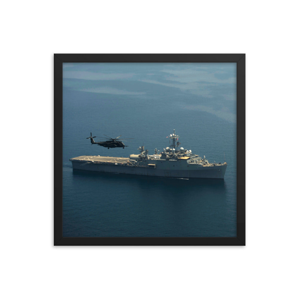 USS Ponce (LPD-15) Framed Ship Photo