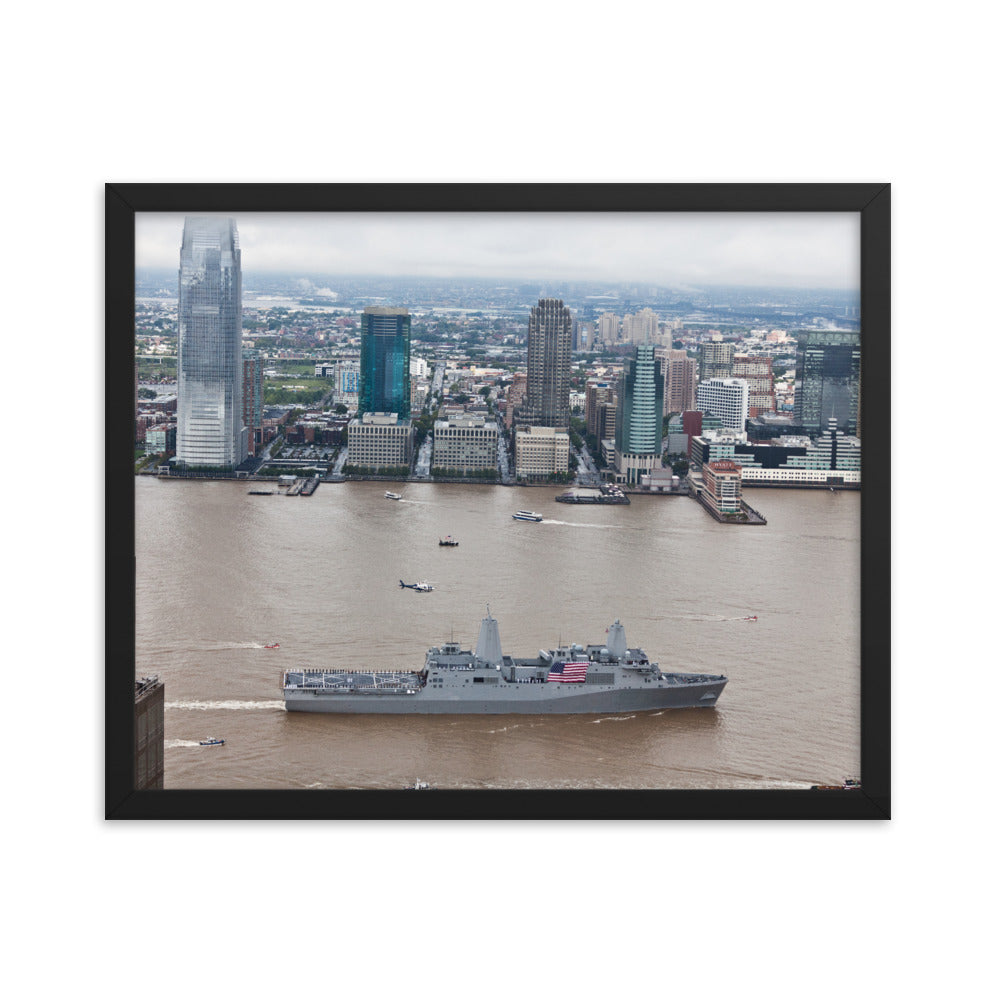 USS New York (LPD-21) Framed Ship Photo