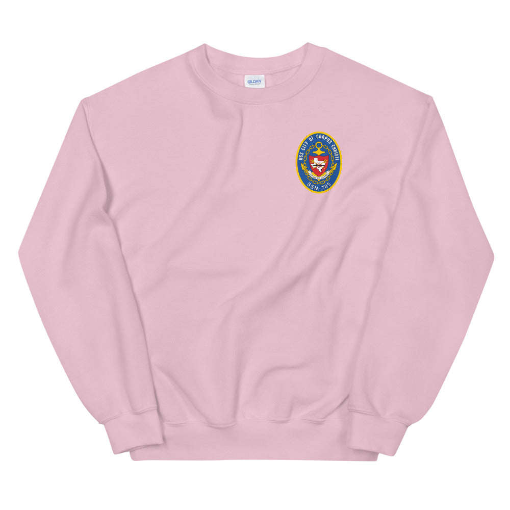 USS City of Corpus Christi (SSN-705) Ship's Crest Sweatshirt