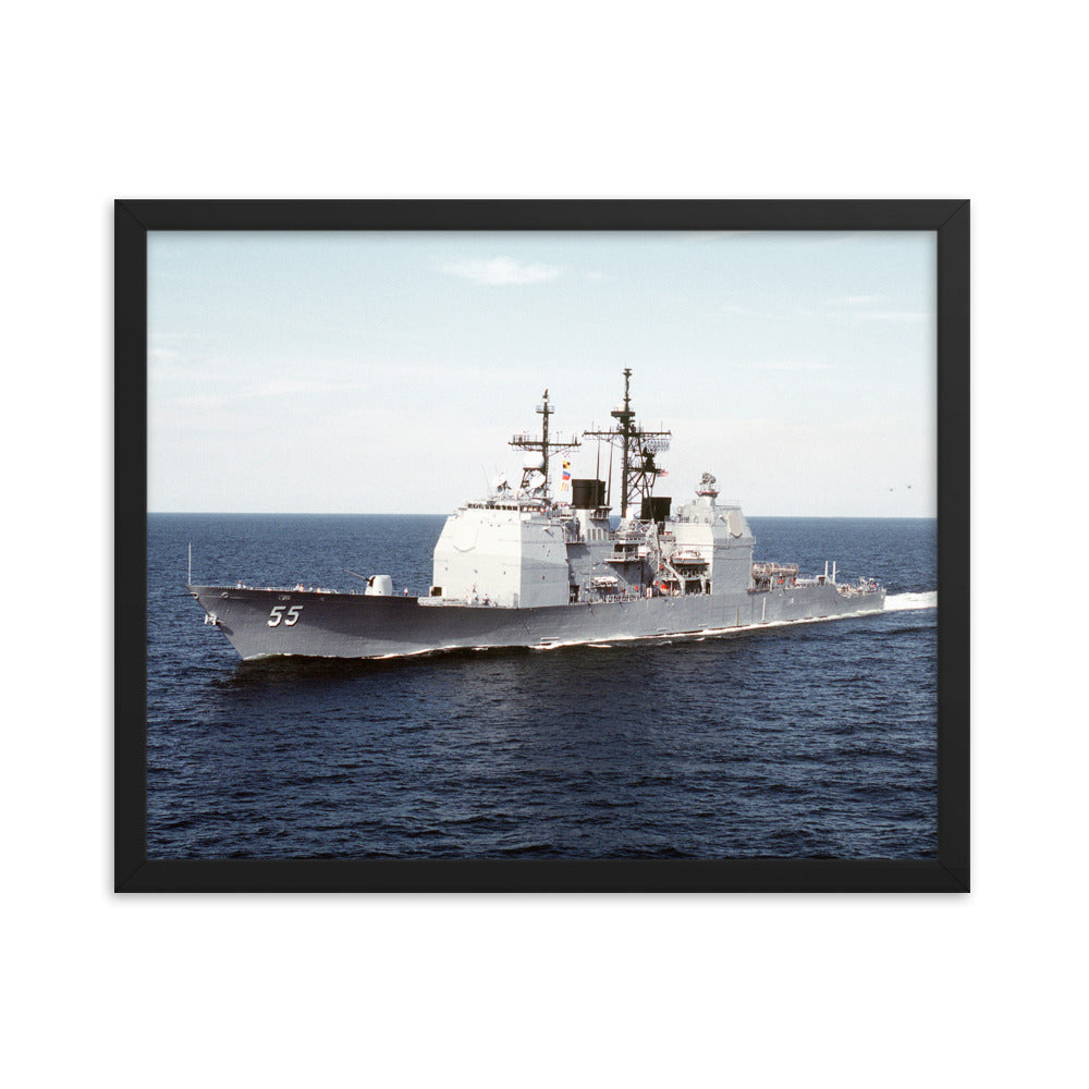 USS Leyte Gulf (CG-55) Framed Ship Photo