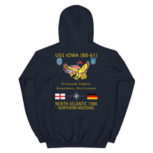 Load image into Gallery viewer, USS Iowa (BB-61) 1986 Cruise Hoodie