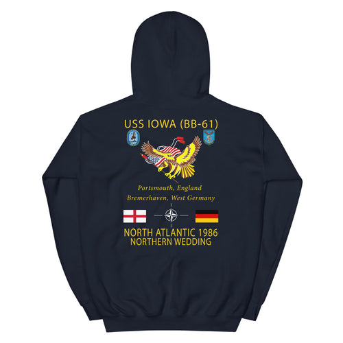 USS Iowa (BB-61) 1986 Cruise Hoodie