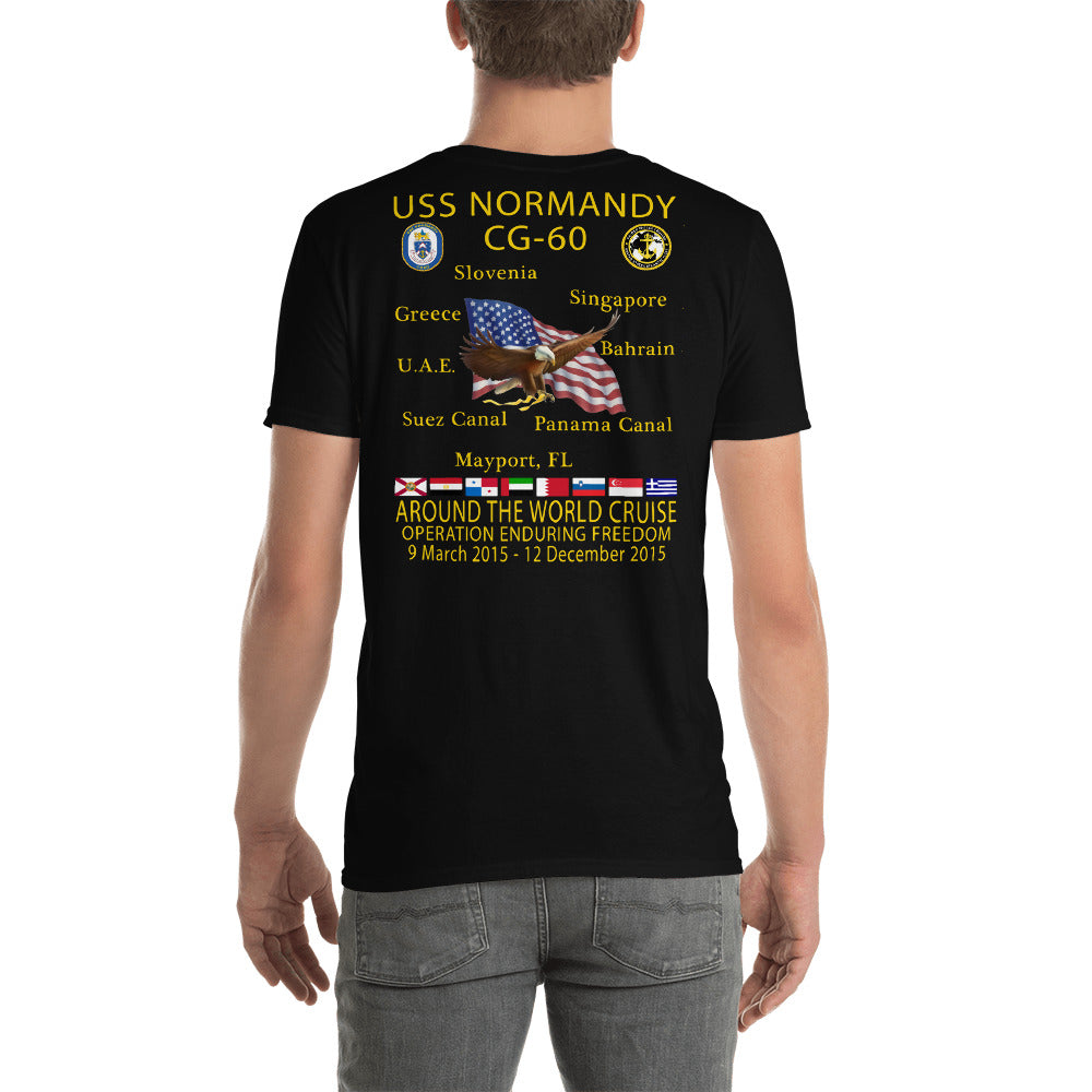 USS Normandy (CG-60) 2015 Cruise Shirt