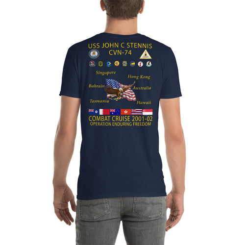 USS John C. Stennis (CVN-74) 2001-02 Cruise Shirt