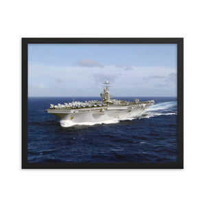 USS Abraham Lincoln (CVN-72) Framed Ship Photo