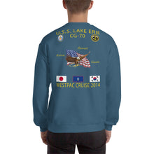 Load image into Gallery viewer, USS Lake Erie (CG-70) 2014 Cruise Sweatshirt