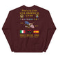 USS America (CV-66) 1986 Cruise Sweatshirt - FAMILY