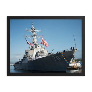 USS Hopper (DDG-70) Framed Ship Photo