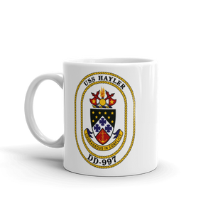 USS Hayler (DD-997) Ship's Crest Mug
