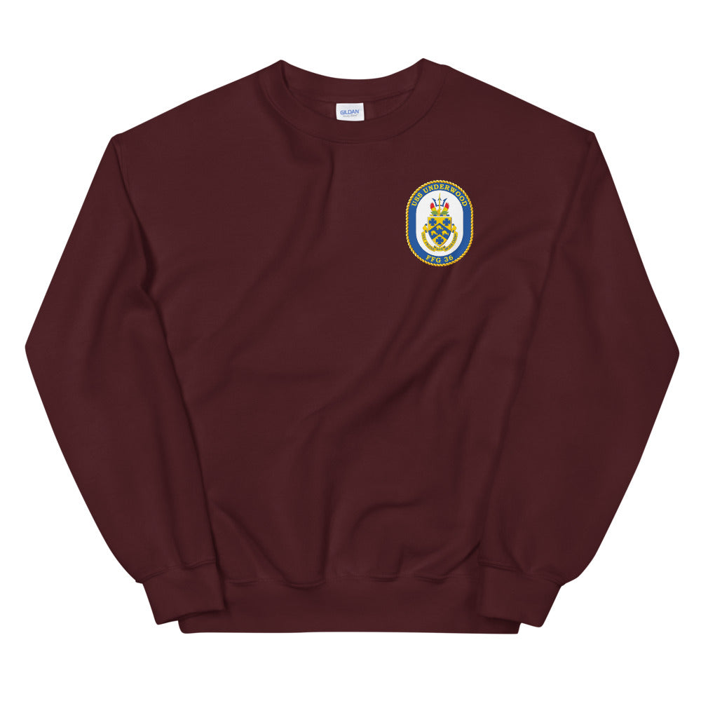 USS Underwood (FFG-36) Ship's Crest Sweatshirt