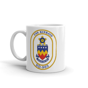 USS Kinkaid (DD-965) Ship's Crest Mug