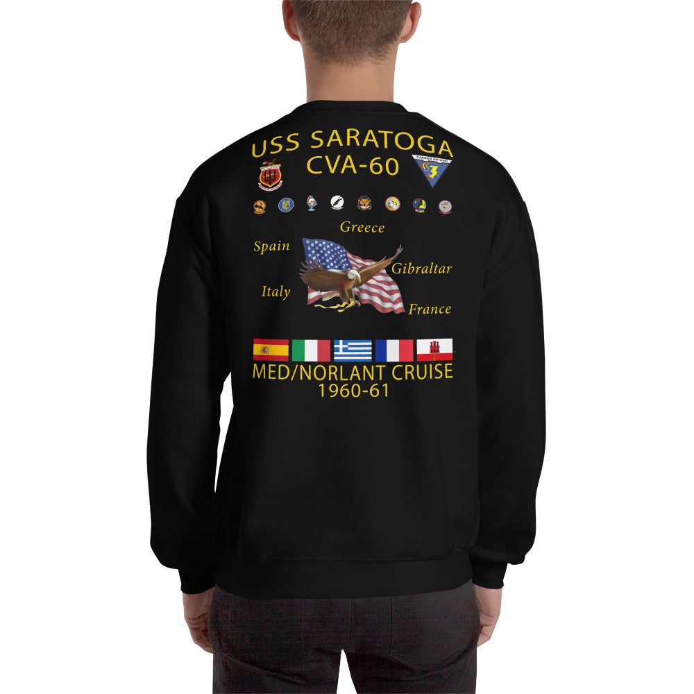 USS Saratoga (CVA-60) 1960-61 Cruise Sweatshirt