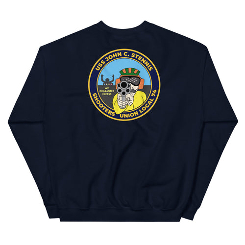 USS John C. Stennis (CVN-74) Shooters Union Local 74 Sweatshirt