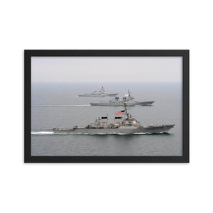 USS John S. McCain (DDG-56) Framed Ship Photo