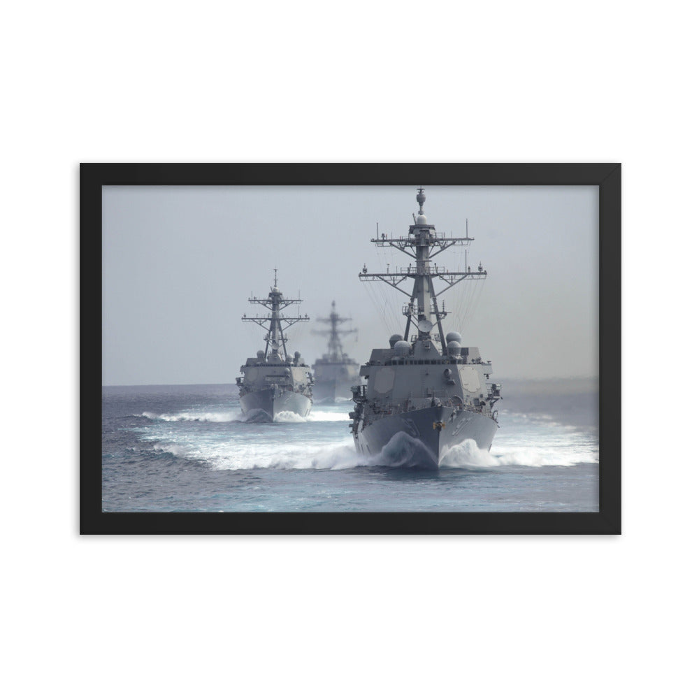 USS Halsey (DDG-97) Framed Ship Photo