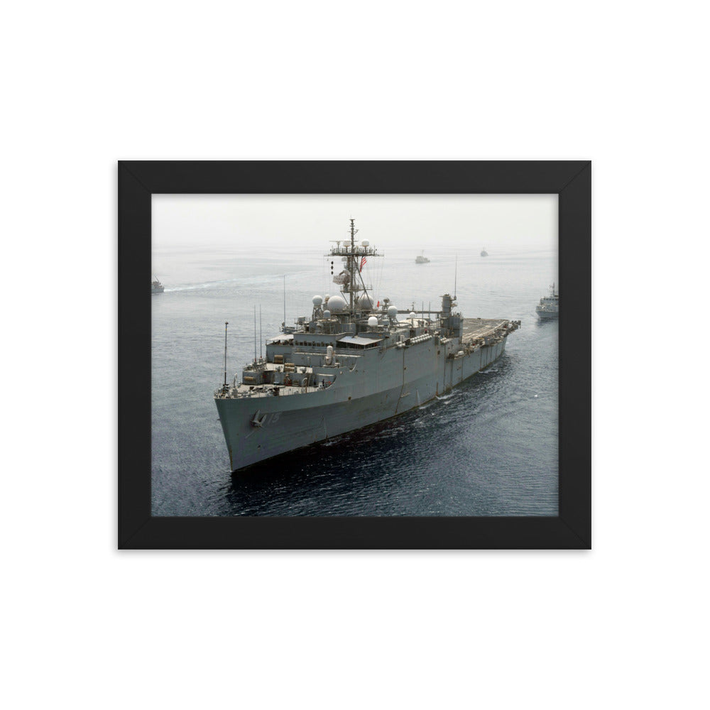 USS Ponce (LPD-15) Framed Ship Photo