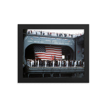 Load image into Gallery viewer, USS Ranger (CV-61) Framed Ship Photo - Operation Desert Storm