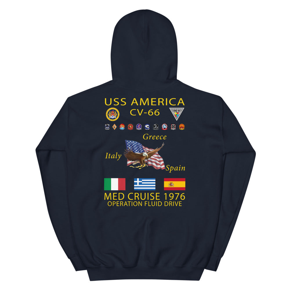 USS America (CV-66) 1976 Cruise Hoodie