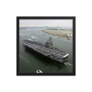USS Ronald Reagan (CVN-76) Framed Ship Photo - San Diego