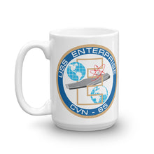 Load image into Gallery viewer, USS Enterprise (CVN-65) Ship&#39;s Crest Mug