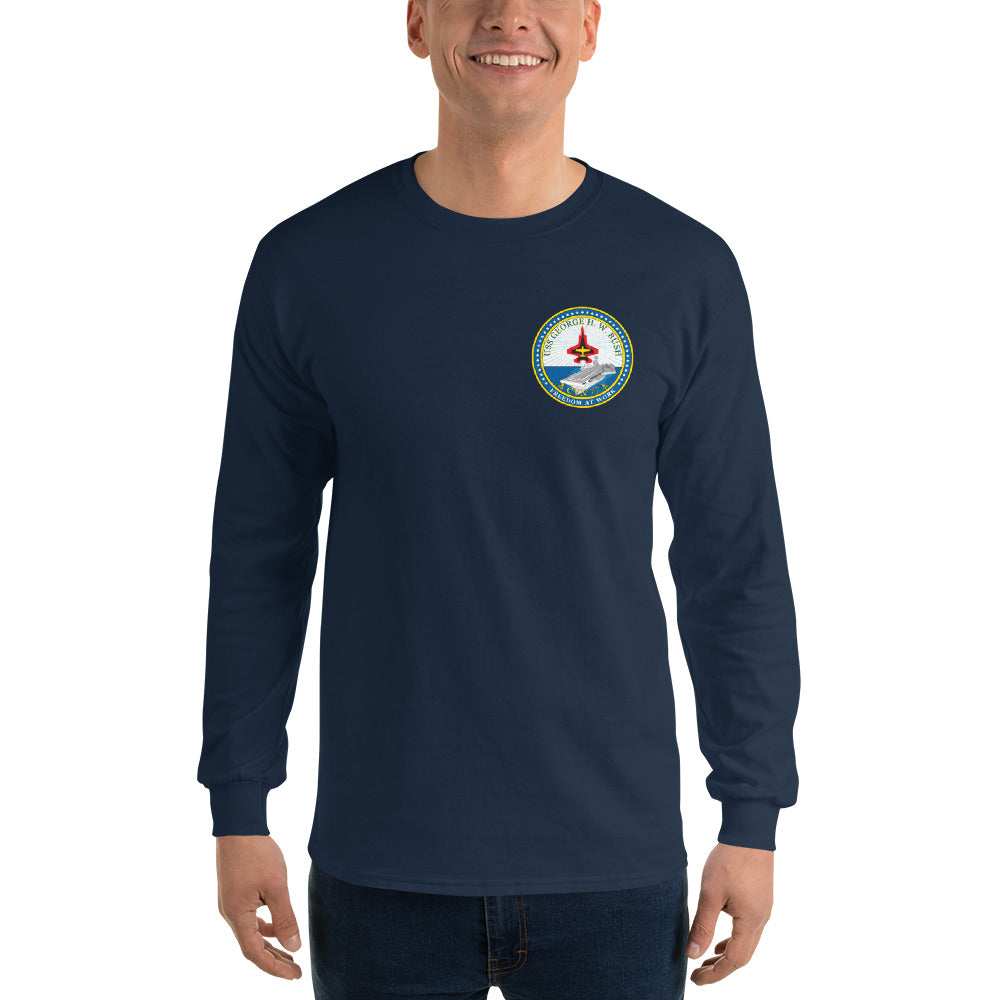 USS George H.W. Bush (CVN-77) 2017 Long Sleeve Cruise Shirt