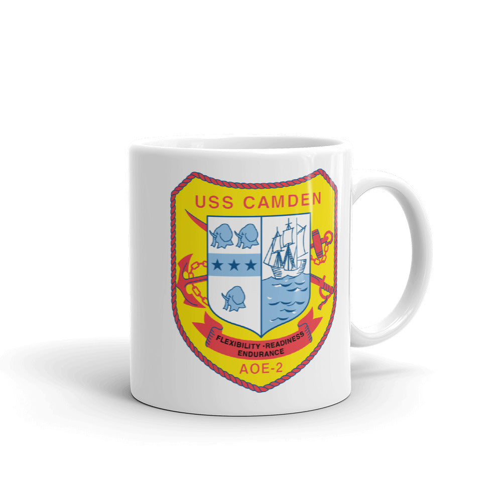 USS Camden (AOE-2) Ship's Crest Mug