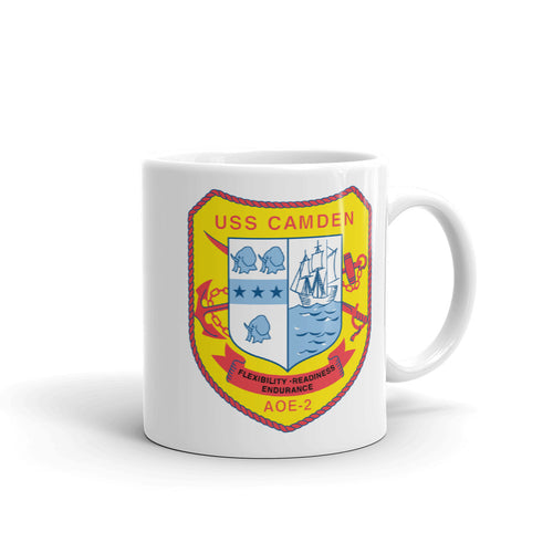 USS Camden (AOE-2) Ship's Crest Mug