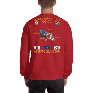 USS Lake Erie (CG-70) 2014 Cruise Sweatshirt