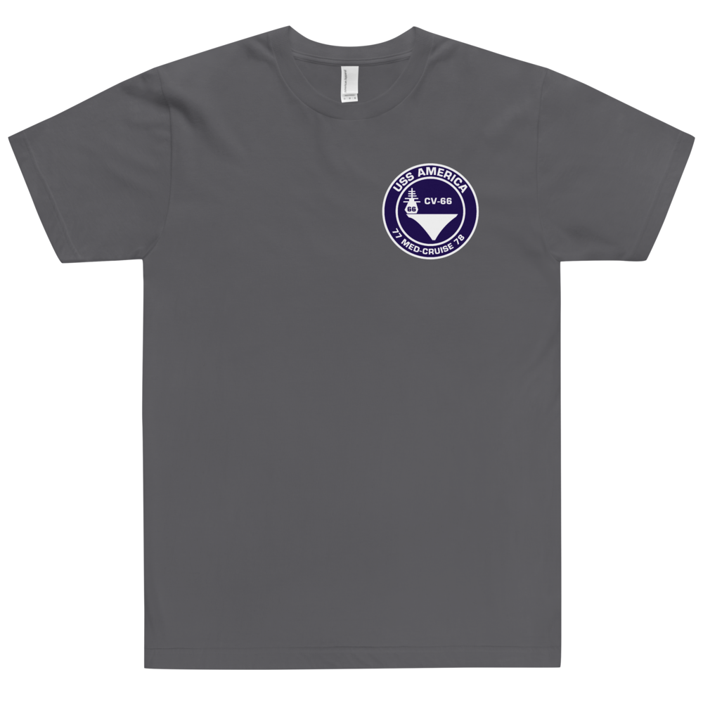 USS America (CV-66) 1977-78 Med Cruise Tee