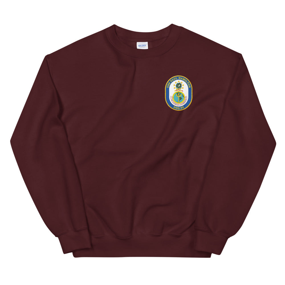 USS Paul Hamilton (DDG-60) Ship's Crest Sweatshirt
