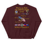 USS Constellation (CV-64) 1987 Cruise Sweatshirt - FAMILY