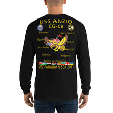 Load image into Gallery viewer, USS Anzio (CG-68) 2011 Long Sleeve Cruise Shirt