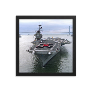 USS Forrestal (CV-59) Framed Ship Photo