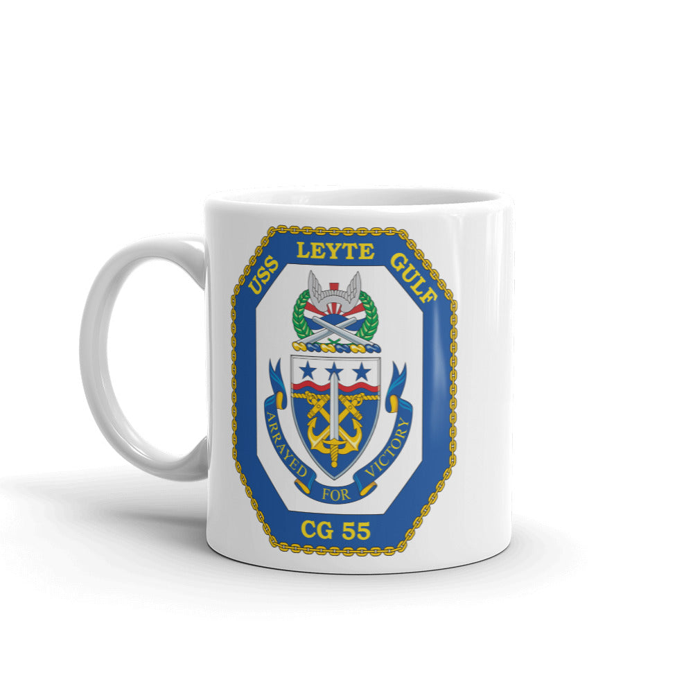 USS Leyte Gulf (CG-55) Ship's Crest Mug