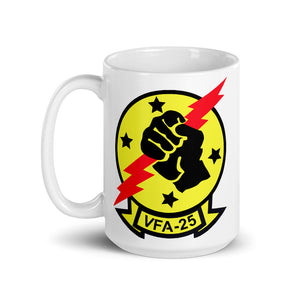 VFA-25 Fist of the Fleet Squadron Crest Mug