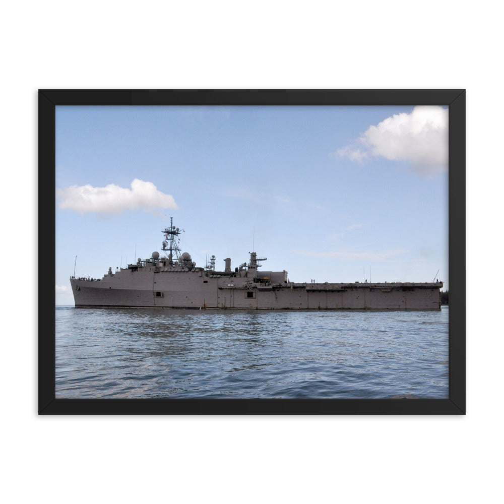 USS Ponce (LPD-15) Framed Ship Photo