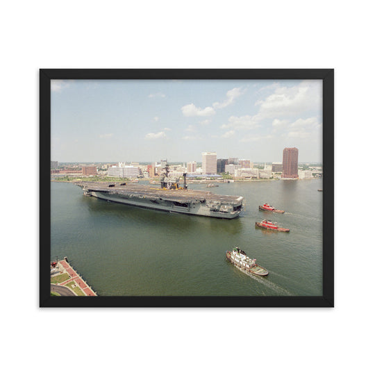 USS John F. Kennedy (CV-67) Framed Ship Photo - Norfolk