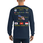 USS George Washington (CVN-73) 2013 Long Sleeve Cruise Shirt