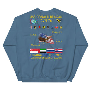USS Ronald Reagan (CVN-76) 2009 Cruise Sweatshirt