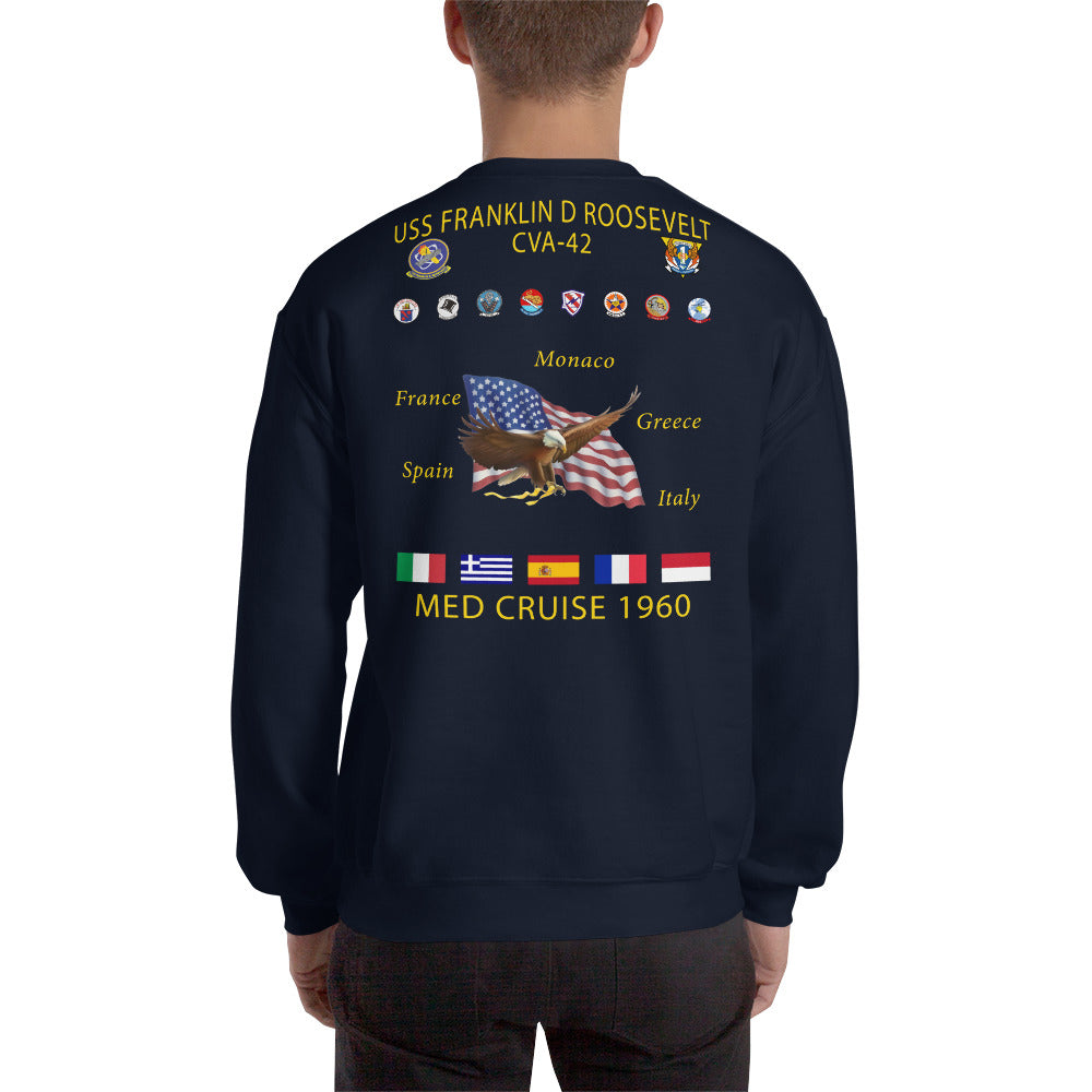 USS Franklin D. Roosevelt (CVA-42) 1960 Cruise Sweatshirt